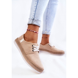 Women's Low Sneakers Memory Foam System Big Star Beige KK276005 1