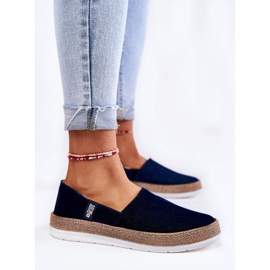 Women's Sneakers Slip On Big Star KK276009 Navy blue 2