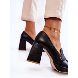 Leather Pumps Lewski Shoes 3195/2 Black 2