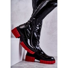 PS1 Patent Women's Boots Black Callen 1