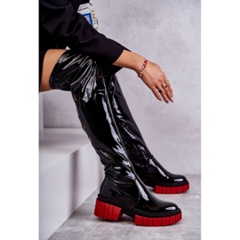 PS1 Patent Women's Boots Black Callen 4
