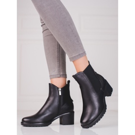 Black Shelovet Chelsea boots for women on the post 1