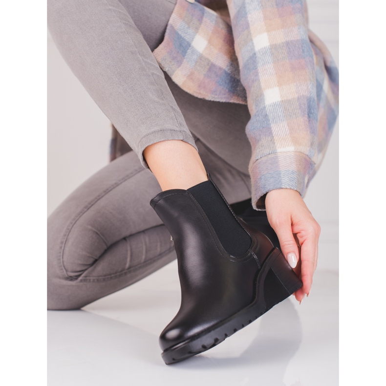 Black Shelovet Chelsea boots for women on the post 2 Black Shelovet Chelsea boots for women on the post 2