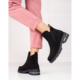 W. Potocki Black Chelsea boots for women Potocki 1