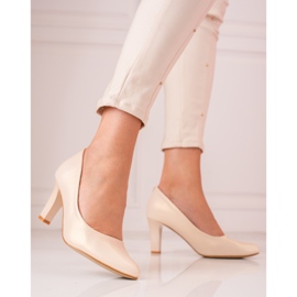 Classic Champagne Shelovet pumps beige 2