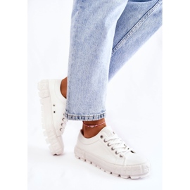 Fashionable Leather Sneakers Big Star KK274142 White 2