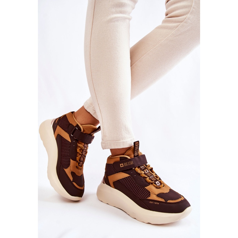 Women's Sport Shoes Memory Foam System Big Star KK274404 Brown 1