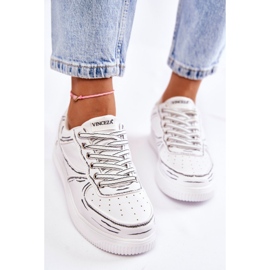 Vinceza Women's Low Sport Shoes White Solveig 2