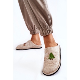 Domestic slippers Big Star KK276016 Beige 1 Domestic slippers Big Star KK276016 Beige 1