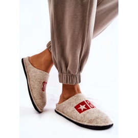 Domestic slippers Big Star KK276021 Beige 2