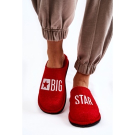 Domestic slippers Big Star KK276022 Red 1