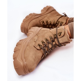Women's Boots Memory Foam Big Star KK274366 Beige 1
