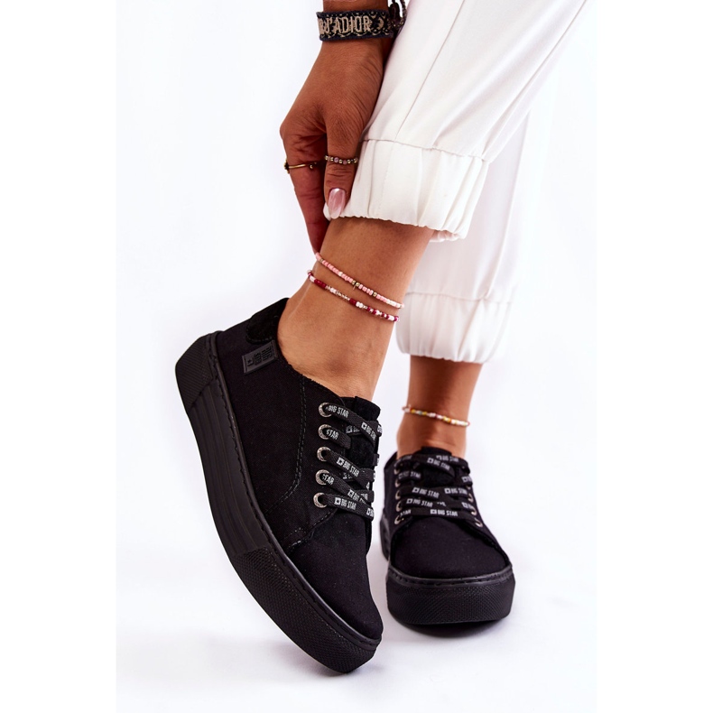 Women's Sneakers Memory Foam System Big Star KK276001 Black 1