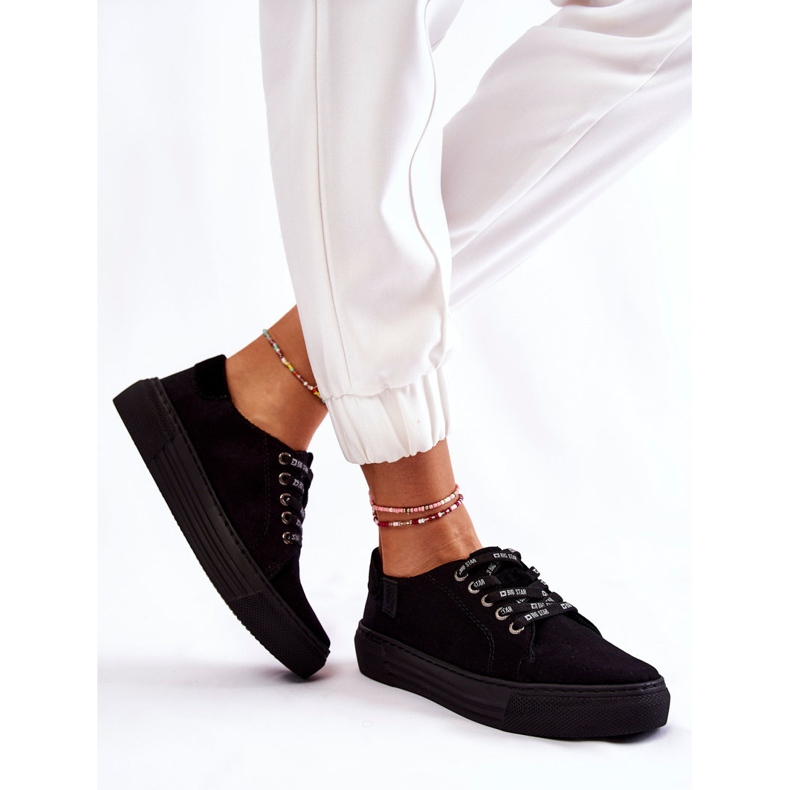 Women's Sneakers Memory Foam System Big Star KK276001 Black 2