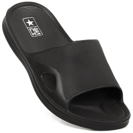 Men's black foam slippers NEWS 1