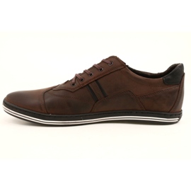 Polbut Men's casual shoes 1801 dark brown 4