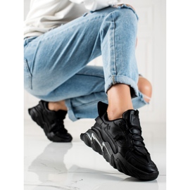 W. Potocki Potocki Black Sneakers 1