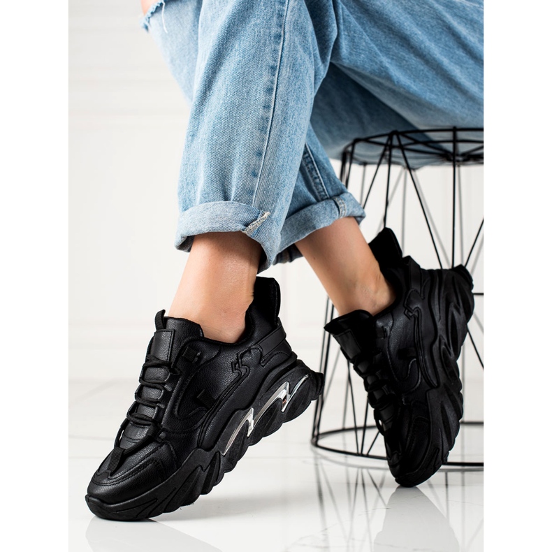W. Potocki Potocki Black Sneakers 2