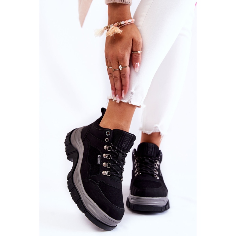 Women's Trekking Shoes Memory Foam Big Star KK274364 Black 1 Women's Trekking Shoes Memory Foam Big Star KK274364 Black 1