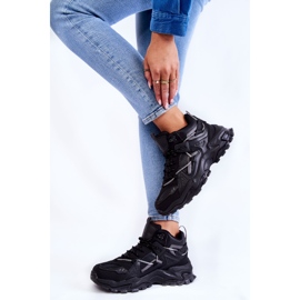 Women's sports shoes on a massive bottom Big Star KK274387 Black 1