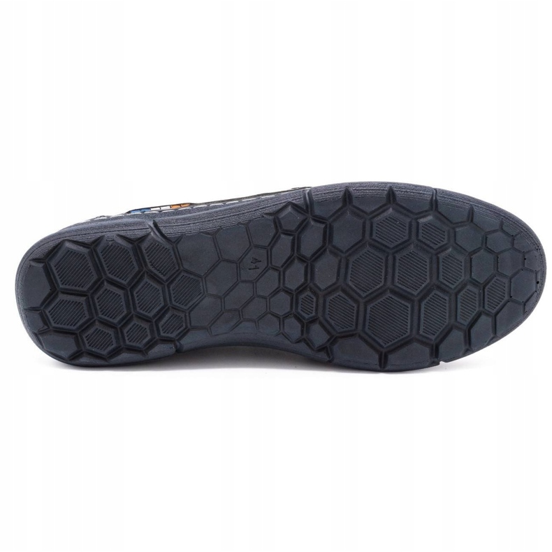 Olivier Men's moccasin shoes 283GT, navy blue 1