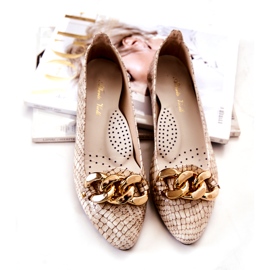 PA2 Lacquered Leather Snakeskin Pumps Beige Elissabeth 4028-L brown 1 PA2 Lacquered Leather Snakeskin Pumps Beige Elissabeth 4028-L brown 1