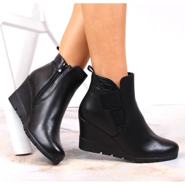 Black Women's warm wedge boots Black Filippo PAW386 1 Black Women's warm wedge boots Black Filippo PAW386 1