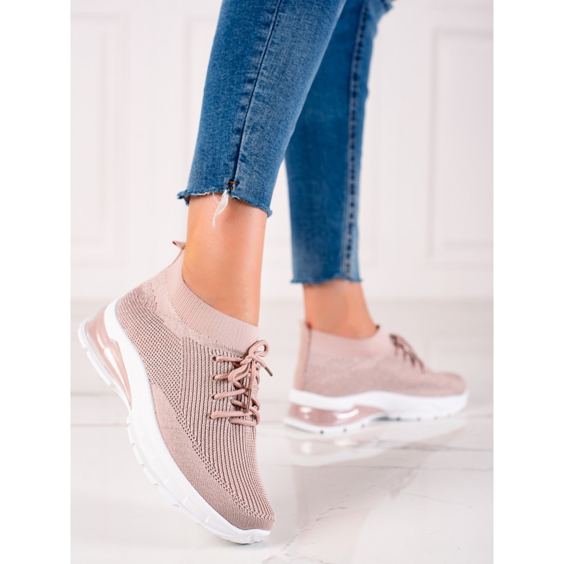 W. Potocki Sport Shoes With Brocade Potocki pink 1