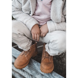 Children's Warm Boots Camel Cheddy brown 1