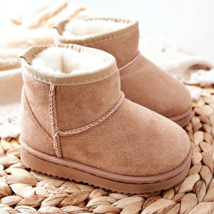 Children's Warm Snow Boots Beige Gooby brown 2 Children's Warm Snow Boots Beige Gooby brown 2