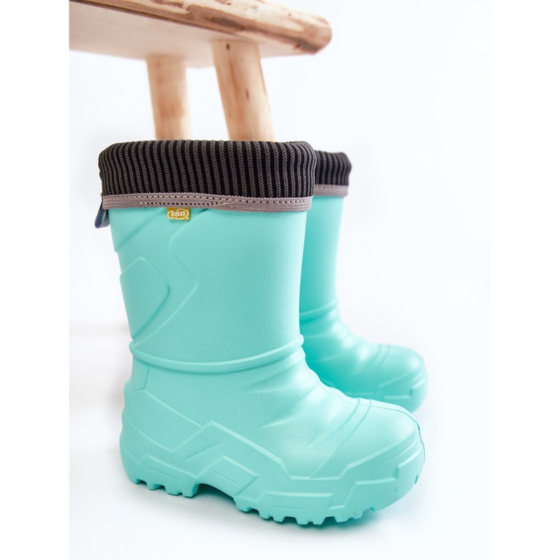 BEFADO S.A. Children's Warmed Rain Boots Befado 162X305 Mint green 2 BEFADO S.A. Children's Warmed Rain Boots Befado 162X305 Mint green 2