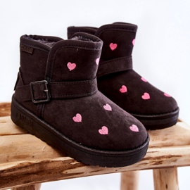 Children's Snow Boots Big Star KK374244 Gray pink 1 Children's Snow Boots Big Star KK374244 Gray pink 1