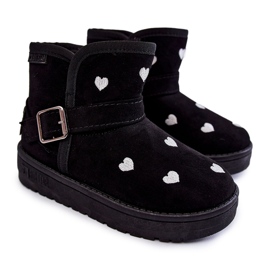 Black Children's Snow Boots Big Star KK374243 1