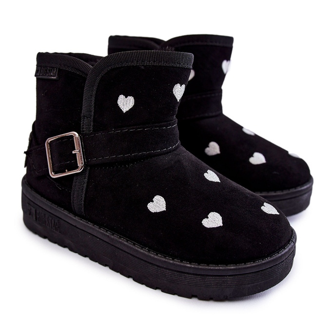 Black Children's Snow Boots Big Star KK374243 1