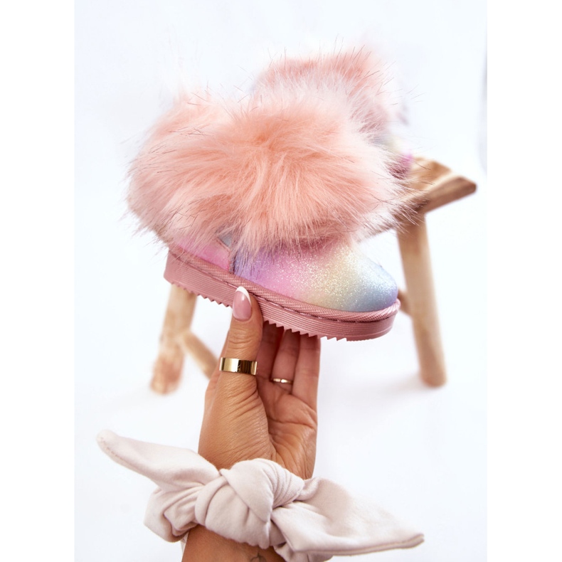 Children's Snow Boots With Fur Multicolored Ariana 1