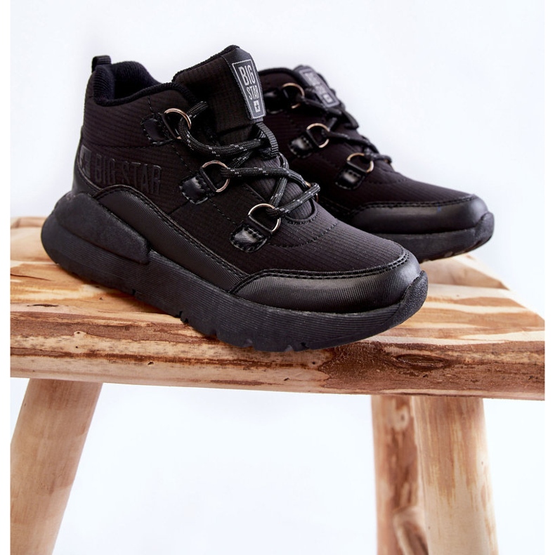 Children's Boots Memory Foam Big Star KK374119 Black 1