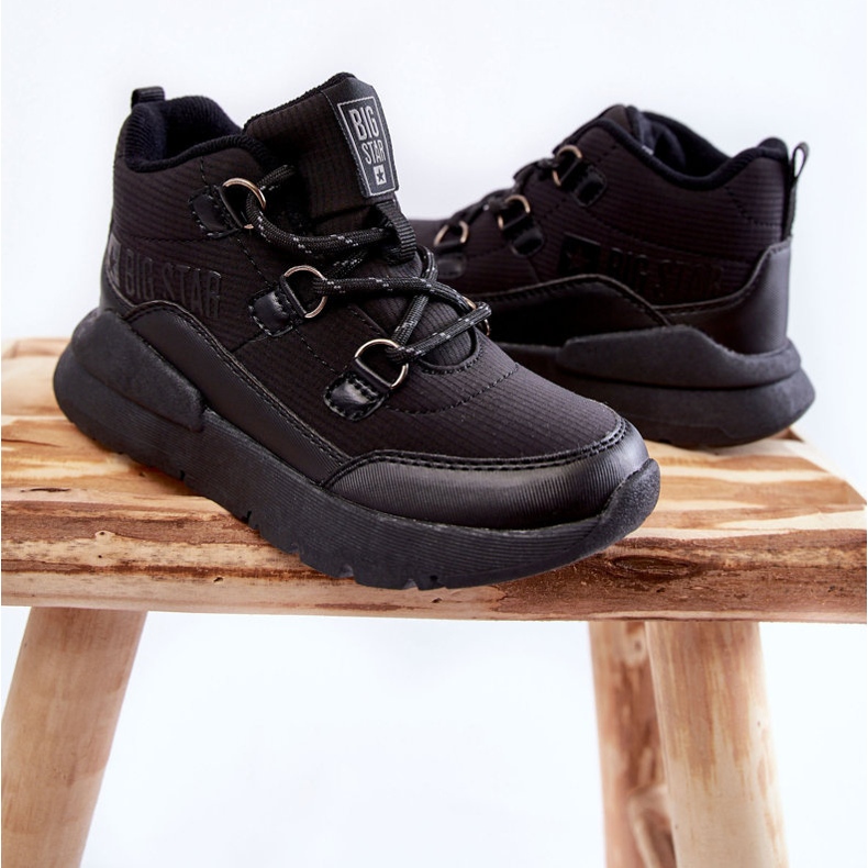 Children's Boots Memory Foam Big Star KK374119 Black 2