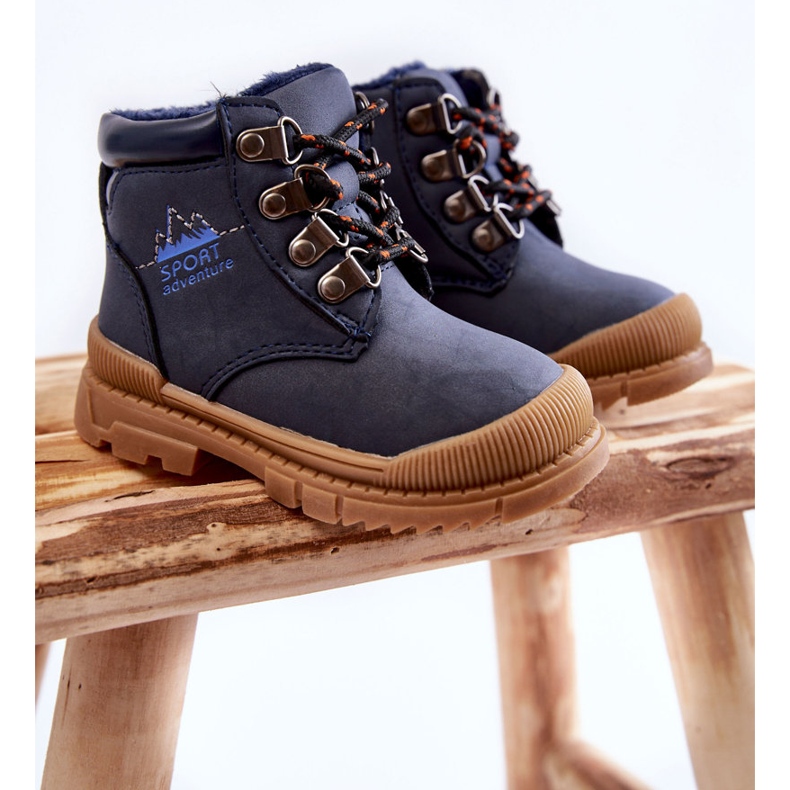 Children's Warm Boots Trappers Navy Blue Walter 1 Children's Warm Boots Trappers Navy Blue Walter 1