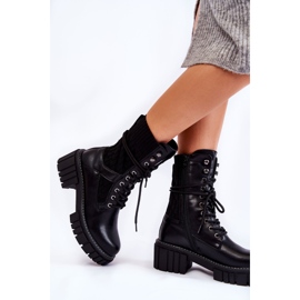 PE1 Women's High Boots With Zipper Black Enroe 2