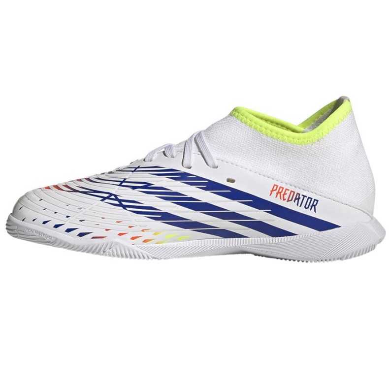 Adidas Predator Edge.3 In Jr GV8509 football boots white white 1