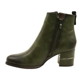 Fashionable boots for women Olive M.Daszyński SA125A-2 multicolored green 1 Fashionable boots for women Olive M.Daszyński SA125A-2 multicolored green 1