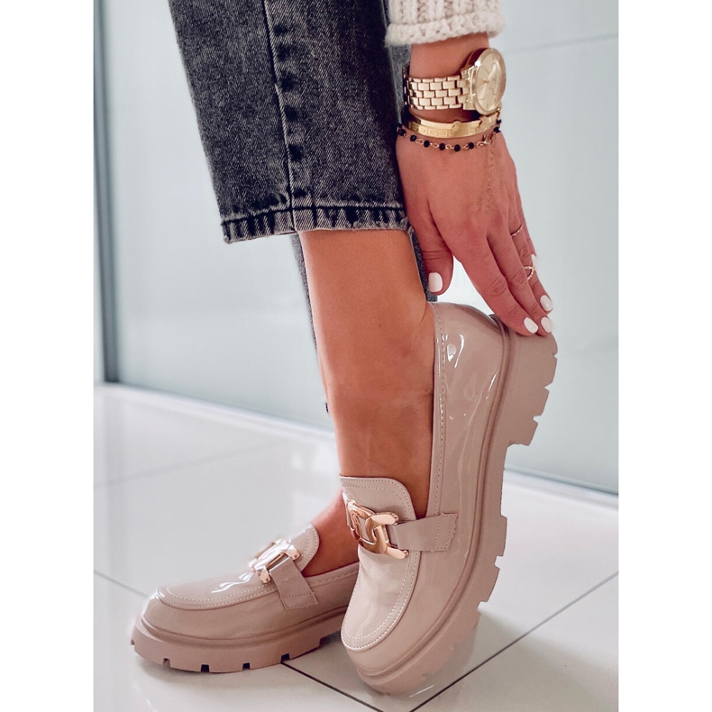 PA1 Sophie Beige women's loafers 2