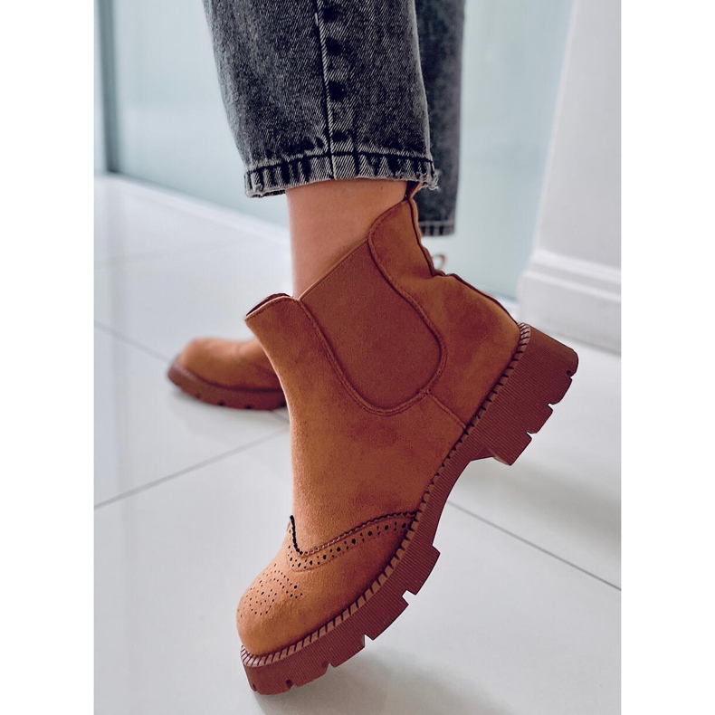 PA1 Ethel Camel women's Chelsea boots brown 2