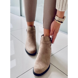 PA1 Women's Tourel Khaki Suede boots beige 2