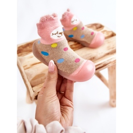 BEFADO S.A. Children's Slippers Niechodki Befado 002P019 Beige-Pink blue 1