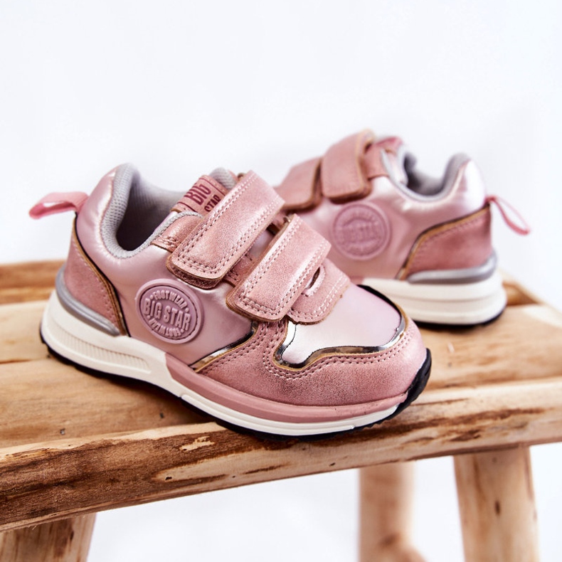 Children's Sport Shoes Velcro Memory Foam System Big Star KK374180 Pink 2 Children's Sport Shoes Velcro Memory Foam System Big Star KK374180 Pink 2