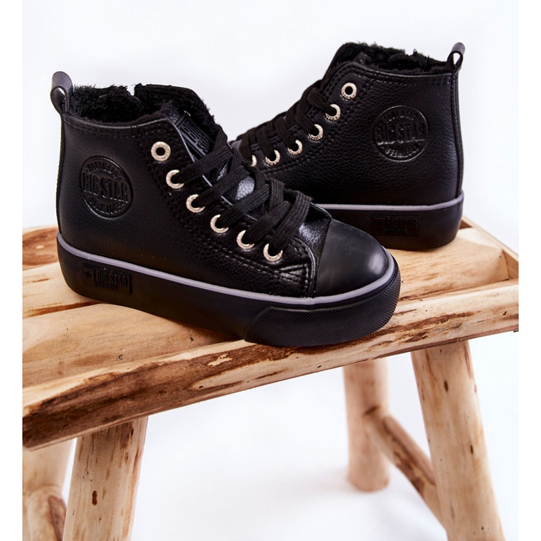 Children's High Sneakers Big Star KK374228 Black 2 Children's High Sneakers Big Star KK374228 Black 2