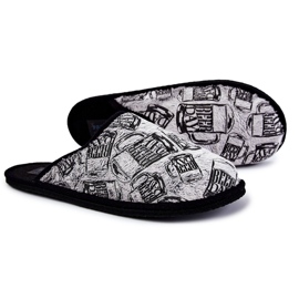Men's Home Slippers Panto Fino KK167001 Gray grey 1