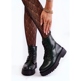 Sergio Leone Women's Boots On The Platform Green Randi 1