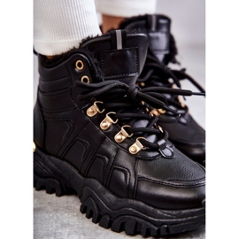 BM Women's Black Warm Boots Hareshaw HF218 4